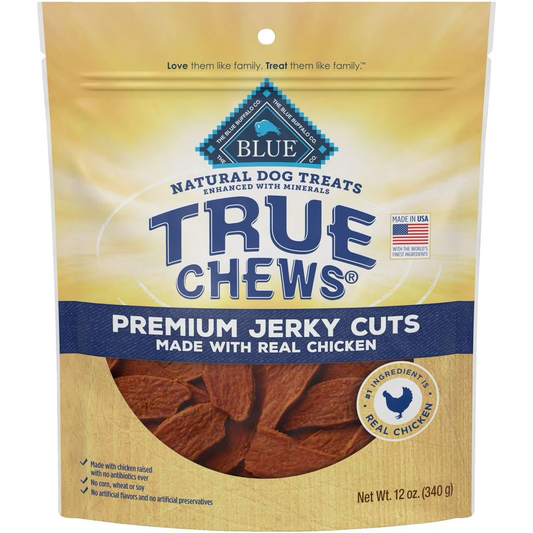 Blue True Chews Dog Treats Jerky Chicken