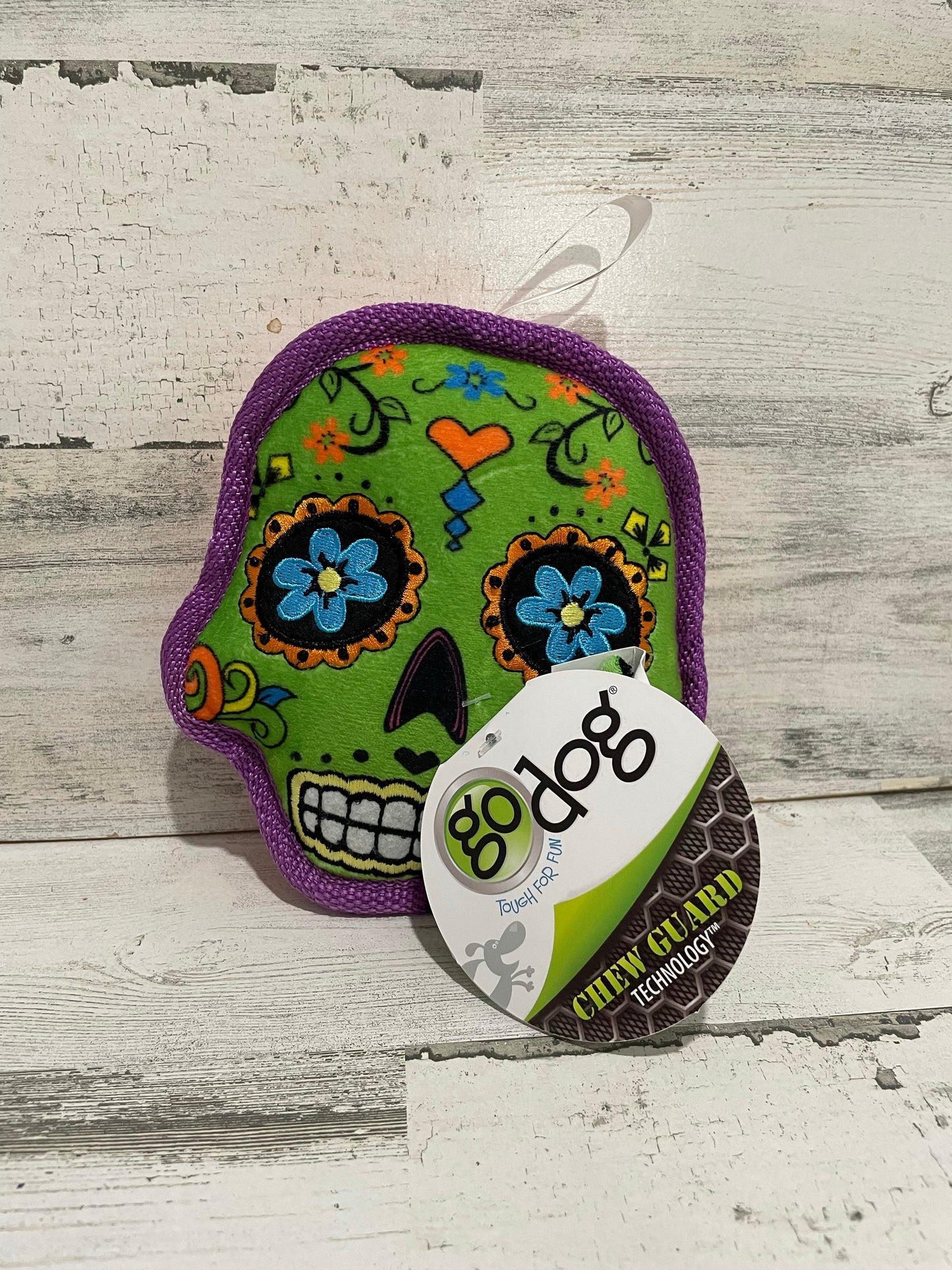 Go Dog Sugar Skulls Green