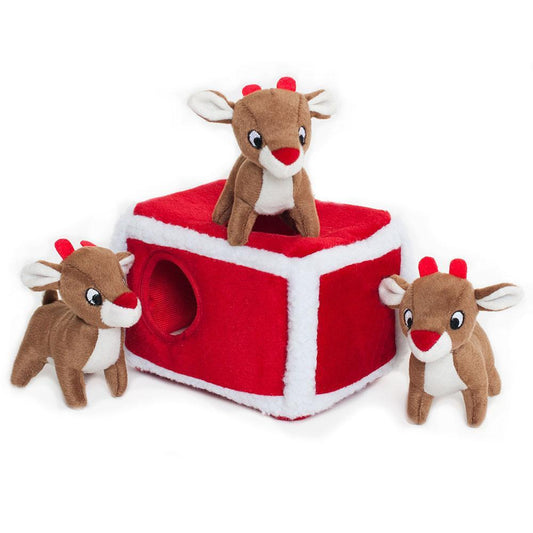 Holiday Zippy Burrow - Reindeer Pen